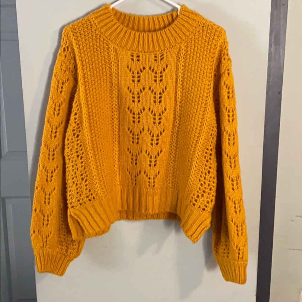 NWOT Mustard Sweater